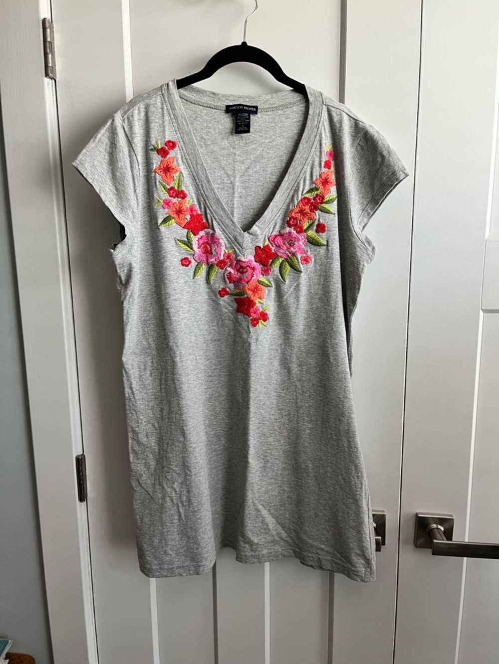 Boston Proper T-shirt Dress Sz L